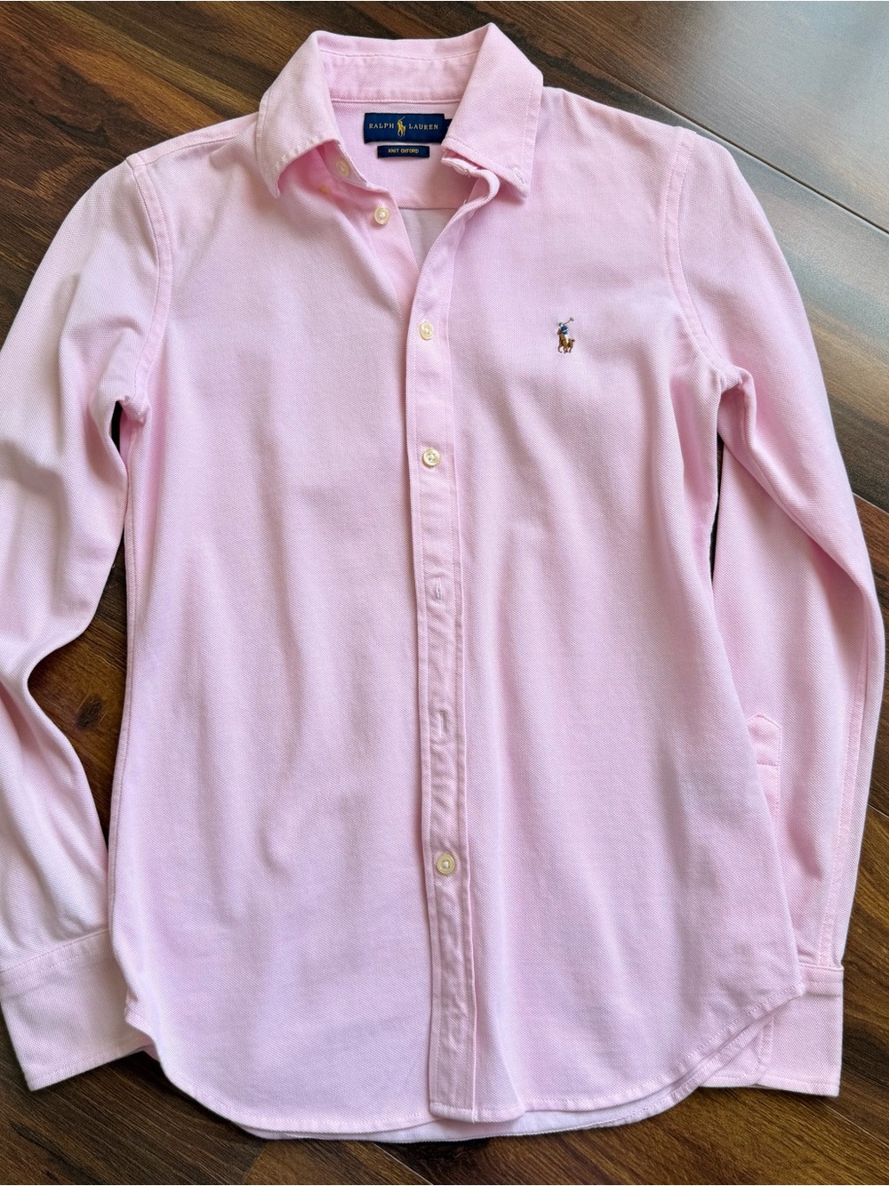 Ralph Lauren Pink Button-Down Oxford Shirt